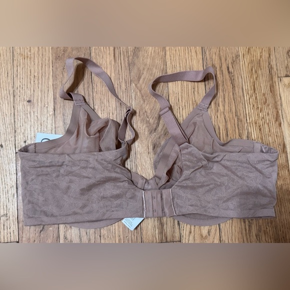 Chantelle Stella Lace Unlined Underwire Bra in Coffee Latte Nude - Picture 5 of 6